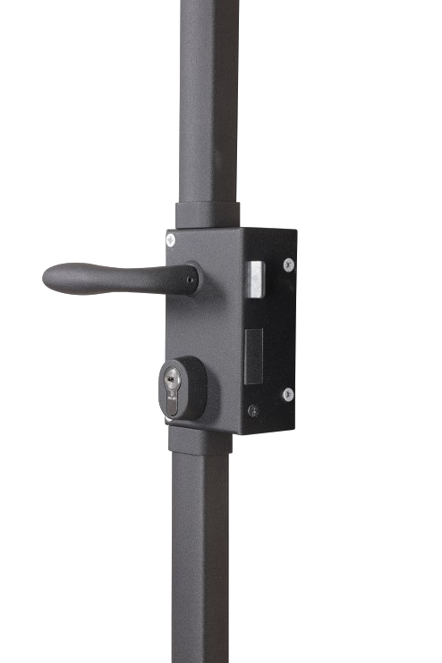 Serrure Bricard Série 73 en finition gris anthracite